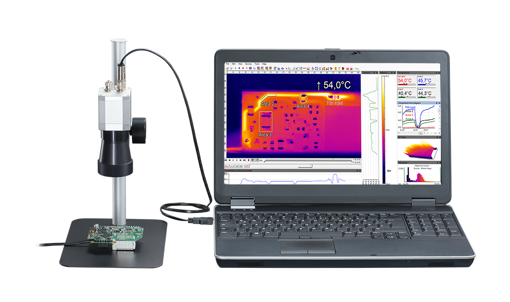 Optris microscoop camera